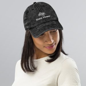 vintage cap black-